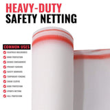 SEALTECH White-10 ft.. X 100 ft. Debris Netting Rolls - Fire Retardant,1/4 in. Mesh Roll