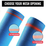 SEALTECH Blue-10 ft.. X 200 ft. Debris Netting Rolls - Fire Retardant,1/4 in. Mesh Roll