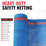 SEALTECH Blue-10 ft.. X 200 ft. Debris Netting Rolls - Fire Retardant,1/4 in. Mesh Roll