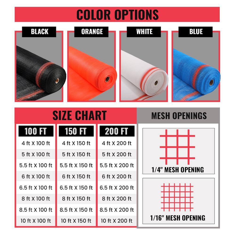 SEALTECH White-4 ft. X 150 ft. Debris Netting Rolls - Fire Retardant,1/4 in. Mesh Roll