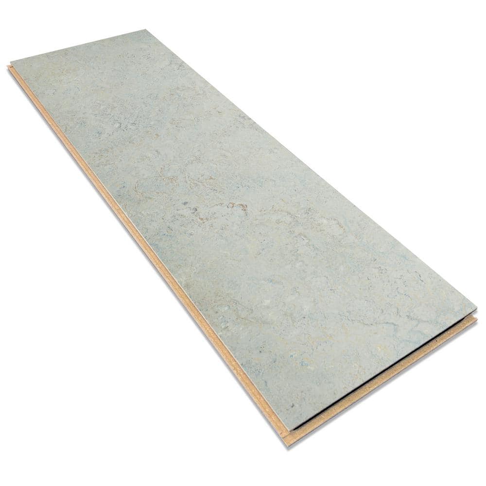 Marmoleum Cinch Loc Seal Seashell 9.8 mm T x 11.81 in. W x 35.43 in. L Laminate Flooring (20.34 sq. ft./case)