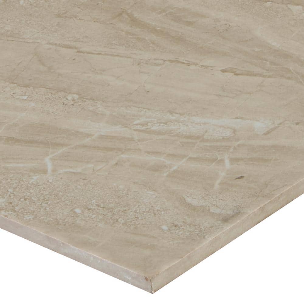 MSI Sedona 12 in. x 24 in. Matte Ceramic Floor and Wall Tile, Beige Stone Look (16 sq. ft./Case)