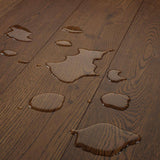 Sure+ Sepia Brown Hickory Hickory 1/4 in. T x 6.5 in. W Click Lock W Brushed Engineered Hardwood Flooring (21.7 sq.ft./case)