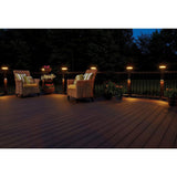 Fiberon Aluminum Post Side Light in Matte Black (2-Pack)
