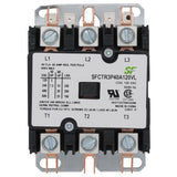 Trane SFCTR3P40A120VL contactor - side view (Voltage: 120v; Product Type: Contactor)
