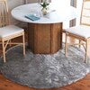 Safavieh Paris Shag 4 x 6 Chocolate Indoor Solid Handcrafted Area Rug