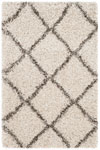 Safavieh Hudson Beckham Shag 9 x 12 Gray/Ivory Indoor Trellis Area Rug