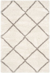 Safavieh Hudson Beckham Shag 9 x 12 Gray/Ivory Indoor Trellis Area Rug