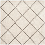 Safavieh Hudson Beckham Shag 9 x 12 Gray/Ivory Indoor Trellis Area Rug