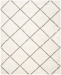 Safavieh Hudson Beckham Shag 9 x 12 Gray/Ivory Indoor Trellis Area Rug