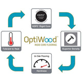 OptiWood Shadow Gray Hickory 2/7 in. T x 5 in. W  Click Lock Hand Scraped Engineered Hardwood Flooring (16.7 sq.ft./case)