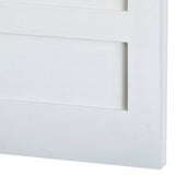 Krosswood 36 in. x 96 in. Shaker 5-Panel Primed Solid Hybrid Core MDF Interior Door Slab
