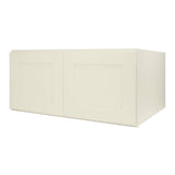 HOMEIBRO Antique White Shaker Style Ready to Assemble Stock Wall Kitchen Cabinet (33 in. W x 15 in. H x 24 in. D)