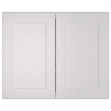HOMEIBRO 30-in. W x 24-in. D x 24-in. H in Shaker Dove Plywood Ready to Assemble Wall Bridge Kitchen Cabinet with 2 Doors