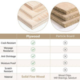 HOMEIBRO 30-in. W x 24-in. D x 24-in. H in Shaker Dove Plywood Ready to Assemble Wall Bridge Kitchen Cabinet with 2 Doors