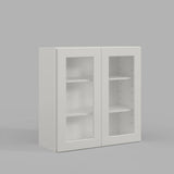 30 in. W x 12 in. D x 30 in. H in Shaker Dove Plywood Ready to Assemble Wall Cabinets with Shelf without Glass
