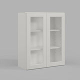 30 in. W x 12 in. D x 36 in. H in Shaker Dove Plywood Ready to Assemble Wall Cabinets with Shelf without Glass