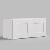 36 in. W x 12 in. D x 12 in. H Shaker Dove Plywood Ready to Assemble Kitchen Wall Cabinet with Doors and Shelves