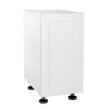 Cambridge Quick Assemble Modern Style, Shaker White 24 in. Base Kitchen Cabinet (24 in. W x 24 in. D x 34.50 in. H)