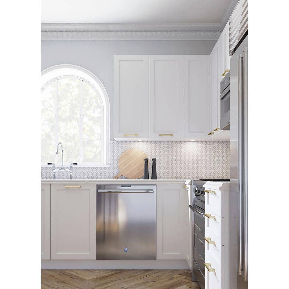 Cambridge Quick Assemble Modern Style, Shaker White 24 x 36 in. Wall Corner Kitchen Cabinet (24 in. W x 12 in. D x 36 in. H)
