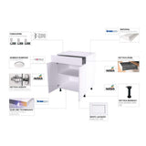 Cambridge Quick Assemble Modern Style, Shaker White 24 x 36 in. Wall Corner Kitchen Cabinet (24 in. W x 12 in. D x 36 in. H)