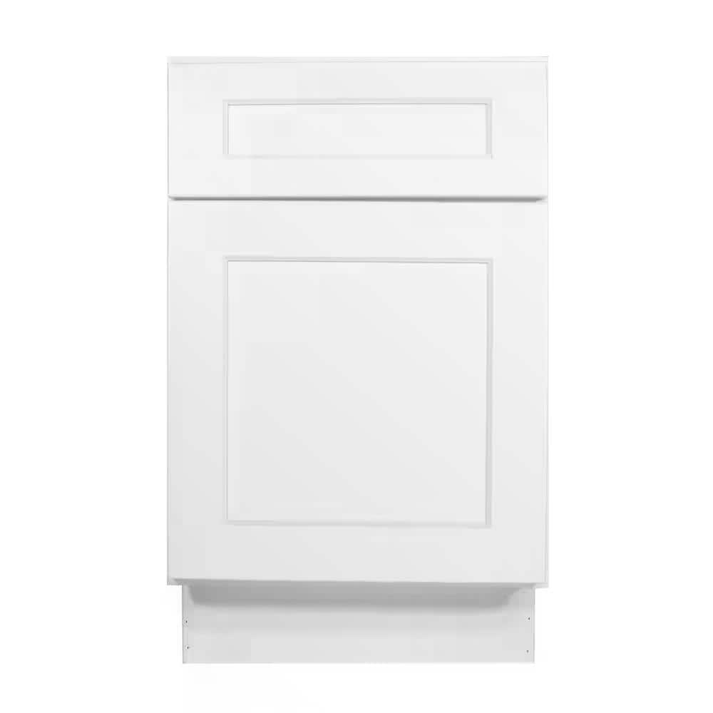 HOMEIBRO Painted Shaker Style Ready to Assemble 2-Drawer File Base Cabinet (18 in. W x 29-1/2 in. H x 21 in. D)