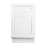 HOMEIBRO Painted Shaker Style Ready to Assemble 2-Drawer File Base Cabinet (18 in. W x 29-1/2 in. H x 21 in. D)