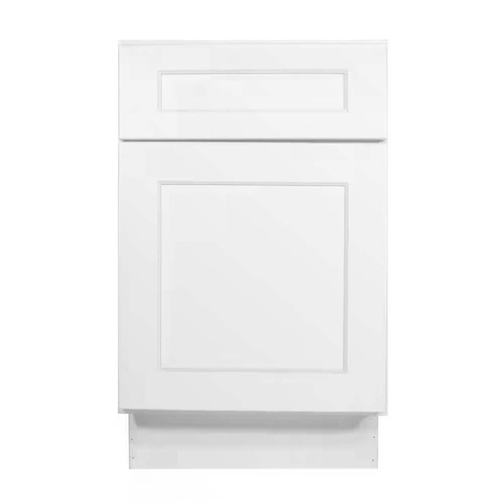 HOMEIBRO Painted Shaker Style Ready to Assemble 2-Drawer File Base Cabinet (18 in. W x 29-1/2 in. H x 21 in. D)
