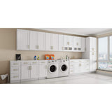 HOMEIBRO 9 in. W x 12 in. D x 30 in. H in Shaker White Plywood Ready to Assemble Wall Cabinet 1-Door 2-Shelves Kitchen Cabinet