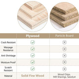 HOMEIBRO 15 in. W X 12 in. D X 42 in. H in Shaker White Plywood Ready to Assemble Wall Kitchen Cabinet with 1-Door 3-Shelves