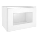 HOMEIBRO 18 in. W X 12 in. D X 12 in. H in Shaker White Plywood Ready to Assemble Wall Kitchen Cabinet with 1-Door