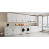HOMEIBRO 18 in. W x 12 in. D x 42 in. H in Shaker White Plywood Ready to Assemble Wall Cabinet 1-Door 3-Shelves Kitchen Cabinet