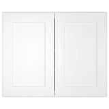 HOMEIBRO 30-in. W x 24-in. D x 24-in. H in Shaker White Plywood Ready to Assemble Wall Bridge Kitchen Cabinet with 2 Doors