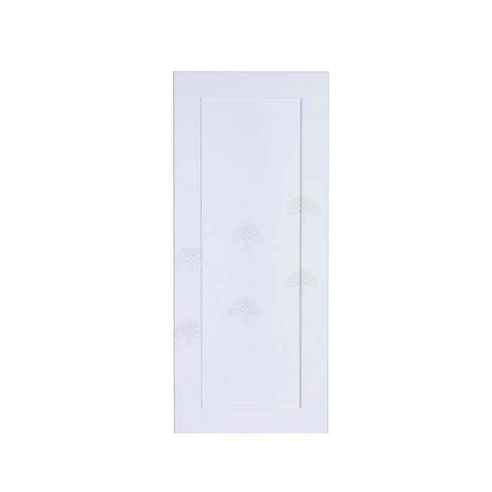 LIFEART CABINETRY Lancaster White Plywood Shaker Stock Assembled Wall Kitchen Cabinet 18 in. W x 42 in. H x 12 in. D