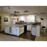 LIFEART CABINETRY Lancaster White Plywood Shaker Stock Assembled Wall Diagonal Corner Kitchen Cabinet 24 in. W x 36 in. H x 15 in. D