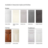 36 in. W x 24 in. D x 34.5 in. H in Shaker White Plywood Ready to Assemble Farm Sink Base Cabinet with 2 Doors