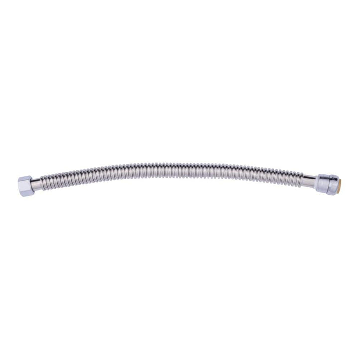 SharkBite 1 in. Push-to-Connect x 1 in. FIP x 24 in. Corrugated Stainless Steel Water Softener Connector
