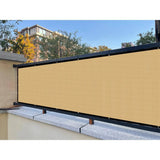 Shatex 4 x 50 ft. Privacy Fence Screen Heavy-Duty 90% Blockage Shade Cover Fencing Net for Wall Garden Gazebo Backyard Beige