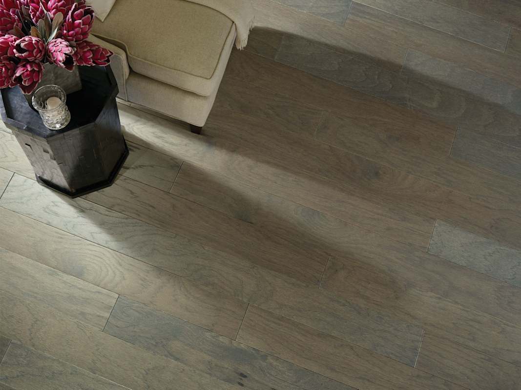 Shaw Northington Smooth 5" Wide Hickory Engineered Hardwood Flooring, ScufResist Platinum, Sold by Carton (15.8 sq. ft.)
