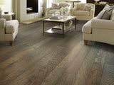 Shaw Northington Brushed 5 in. Wire Brushed Engineered Hickory Hardwood Flooring, ScufResist Platinum, 1/2 in. Thick — Sold by Carton (15.8 sq. ft.)