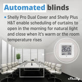 Shelly Pro Dual Cover/Shutter PM, LAN, Wi-Fi and Bluetooth, Professional DIN Rail Smart Controller With 2 Covers, 16A Each