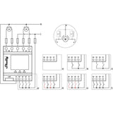 Shelly Pro Dual Cover/Shutter PM, LAN, Wi-Fi and Bluetooth, Professional DIN Rail Smart Controller With 2 Covers, 16A Each