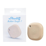 Shelly BLU Button Tough 1 (2 pack) Mocha, Remote Control Action and Scene Activation Button, Shock, Splash and Dust-Resilient