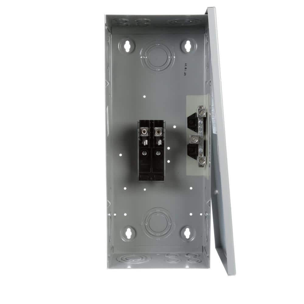 Siemens EQ 125 Amp 2-Space 4-Circuit Main Lug Surface Mount Load Center Copper Bus