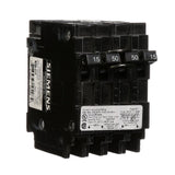 Siemens 50 Amp Double-Pole and (2) 15 Amp Single-Pole Type QT Triplex Circuit Breaker