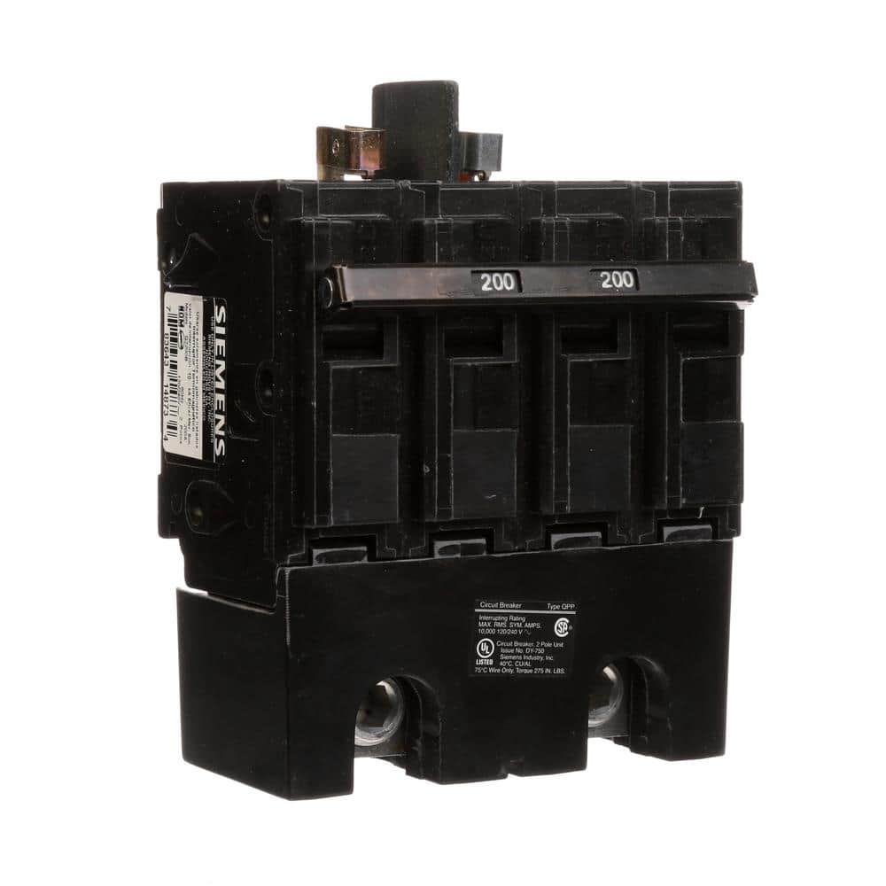 Siemens 200 Amp Double-Pole 10kA Type QPP Circuit Breaker