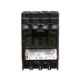 Siemens 20 Amp Double-Pole and 40 Amp Double-Pole Type QT Quad Circuit Breaker