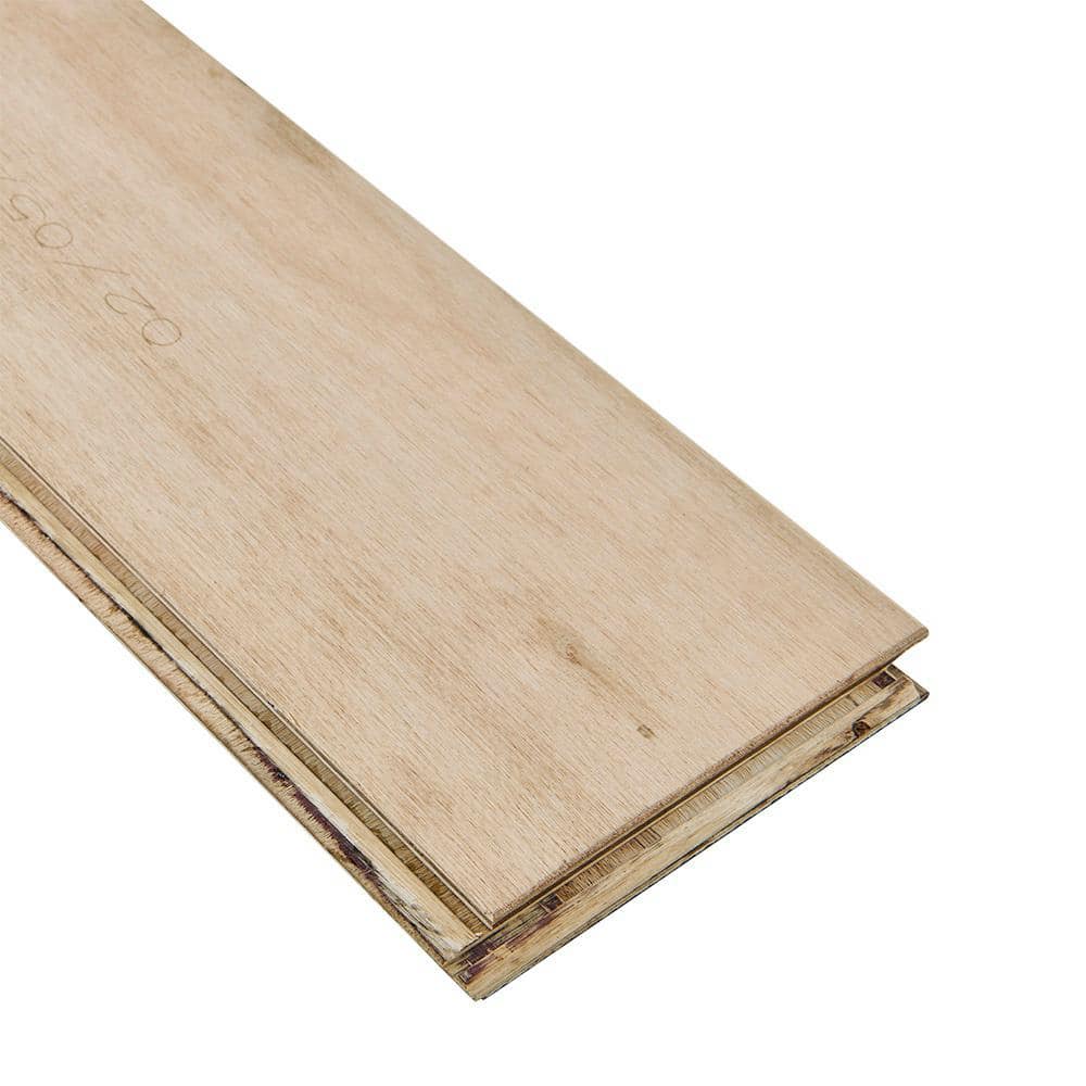 Bruce Time Honored Sienna Hickory 3/8 in. T x 5 in. W Click Lock Hand Scraped Engineered Hardwood Flooring (28.1 sq.ft./ctn)