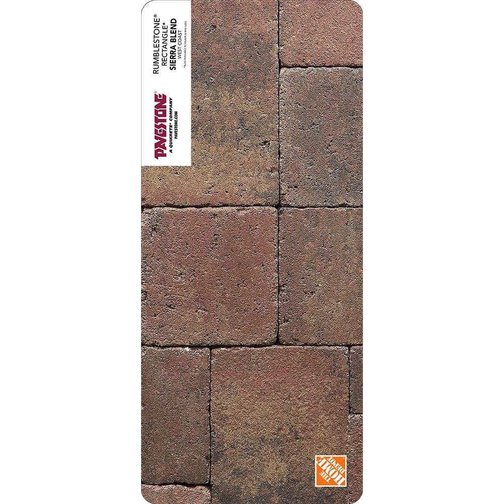Pavestone PAPER SAMPLE - 10.5 in. x 7 in. Sierra Blend Rectangle Concrete Paver (1 - Piece)