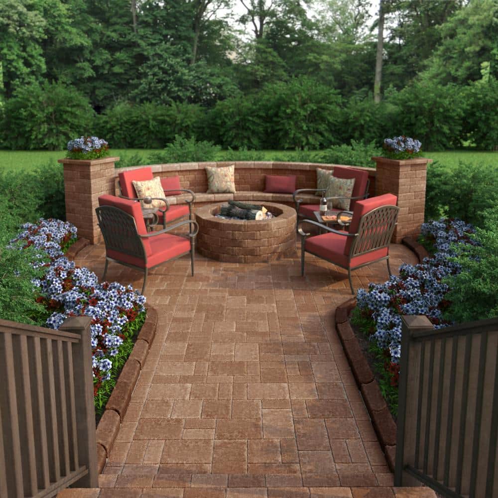 Pavestone RumbleStone Square 7 in. x 7 in. x 1.75 in. Sierra Blend Concrete Paver (288 Pcs. / 98 Sq. ft. / Pallet)